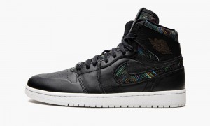Nike Air Jordan 1 RET High NOUV BHM 'BHM' Miesten Kengät Valkoinen Mustat Vihreä | 620OJHGNV