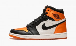 Nike Air Jordan 1 RE HI OG SL 'Satin Shattered Backboard' Naisten Kengät Mustat Oranssi | 612ZNJSOP