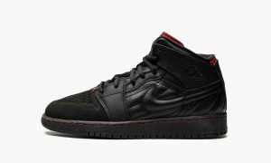 Nike Air Jordan 1 Retro 99 GS 'Bred Jordan 14' Lasten Kengät Mustat Punainen | 615CPEUNW