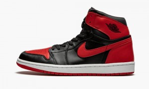 Nike Air Jordan 1 Retro 'BRED 01'' Miesten Kengät Mustat Punainen | 879QENPZA
