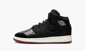 Nike Air Jordan 1 Retro GS 'Bred 11' Lasten Kengät Mustat Punainen Valkoinen | 968DXSCKP