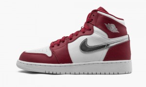 Nike Air Jordan 1 Retro High BG 'Silver Medal' Lasten Kengät Punainen Metal Valkoinen | 078QHWLAI