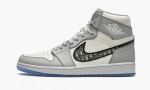 Nike Air Jordan 1 Retro High 'Dior' Miesten Kengät Valkoinen Harmaat | 826OJUFCZ