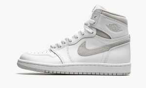 Nike Air Jordan 1 Retro High 'Neutraalit Grey' Miesten Kengät Valkoinen Harmaat | 173XEVZSA
