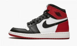 Nike Air Jordan 1 Retro High OG BG Lasten Kengät Valkoinen Mustat Punainen | 152UMRXOA