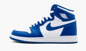 Nike Air Jordan 1 Retro High OG BG 'Storm Blue' Lasten Kengät Valkoinen Sininen | 172ROEJWG
