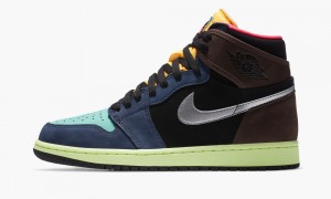 Nike Air Jordan 1 Retro High OG GS 'Bio Hack' Lasten Kengät Ruskea Pinkki Sininen | 873STHJUW