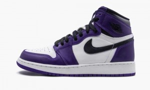 Nike Air Jordan 1 Retro High OG GS 'Court Purple 2.0' Lasten Kengät Violetit Mustat Valkoinen | 475PLDJCT