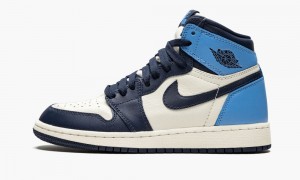 Nike Air Jordan 1 Retro High OG GS 'Obsidian/University Blue' Lasten Kengät Obsidian Sininen | 297CFRNKW