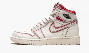 Nike Air Jordan 1 Retro High OG GS 'Phantom' Lasten Kengät Mustat Punainen Valkoinen | 408XVTGHZ