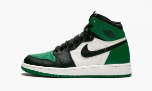 Nike Air Jordan 1 Retro High OG GS 'Pine Green' Lasten Kengät Syvä Vihreä Mustat | 309GQNHTP