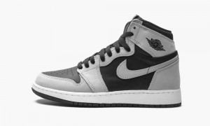 Nike Air Jordan 1 Retro High OG GS 'Shadow 2.0' Lasten Kengät Mustat Vaaleanharmaat Valkoinen | 971PGAVYE