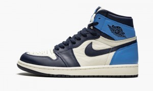 Nike Air Jordan 1 Retro High OG 'Obsidian/University Blue' Miesten Kengät Obsidian Sininen | 673NVOEZL