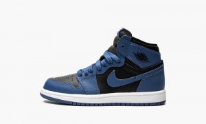 Nike Air Jordan 1 Retro High OG PS 'Dark Marina Blue' Lasten Kengät Tummansininen Mustat Valkoinen | 413XUQZKN