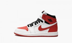 Nike Air Jordan 1 Retro High OG PS 'Heritage' Lasten Kengät Valkoinen Punainen Mustat | 719EMHTIC