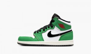 Nike Air Jordan 1 Retro High OG PS 'Lucky Green' Lasten Kengät Vihreä Valkoinen Mustat | 729DYLGNA