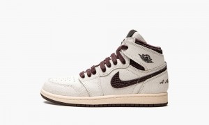 Nike Air Jordan 1 Retro High OG SP 'A Ma Maniere' Lasten Kengät Viininpunainen | 412DSNZKA