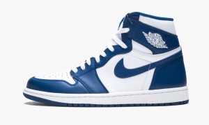 Nike Air Jordan 1 Retro High OG 'Storm Blue' Miesten Kengät Valkoinen Sininen | 840EUCMVD