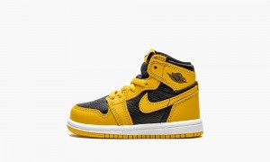 Nike Air Jordan 1 Retro High OG TD 'Pollen' Lasten Kengät Mustat Valkoinen Keltainen | 387ETHACU