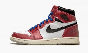 Nike Air Jordan 1 Retro High OG 'Trophy Room - With Blue Laces' Miesten Kengät Valkoinen Punainen Mustat | 614ICZBKQ