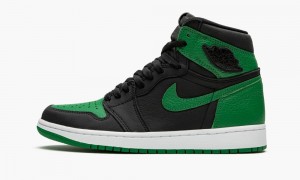 Nike Air Jordan 1 Retro High 'Pine Green 2.0' Miesten Kengät Mustat Valkoinen Syvä Vihreä Punainen | 703BRLQNU