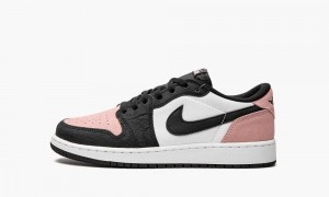 Nike Air Jordan 1 Retro Low OG GS 'Bleached Coral' Lasten Kengät Mustat Koralli Valkoinen | 617NBTUWP