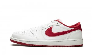 Nike Air Jordan 1 Retro Low OG 'White / Varsity Red' Miesten Kengät Valkoinen Punainen | 714NFGRXY