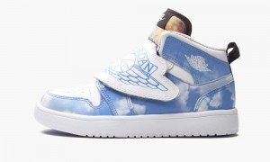 Nike Air Jordan 1 Sky Fearless Lasten Kengät Sininen Valkoinen Mustat | 824EAWMTX