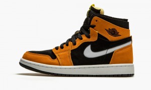 Nike Air Jordan 1 Zoom Air CMFT 'Black / Monarch' Miesten Kengät Mustat Valkoinen Oranssi | 864NIZOSR