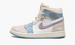 Nike Air Jordan 1 Zoom Air Cmft 'Pink Oxford' Naisten Kengät Pinkki Violetit | 097TYWNIR