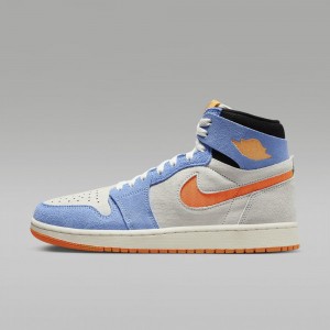 Nike Air Jordan 1 Zoom CMFT 2 Miesten Kengät Kuninkaallinen Sininen Vaaleanhopea Oranssi | 156YIUTGA