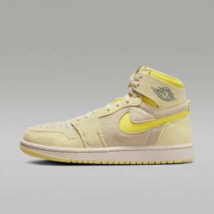 Nike Air Jordan 1 Zoom CMFT 2 Naisten Kengät Vaaleankeltainen | 263UANLOD