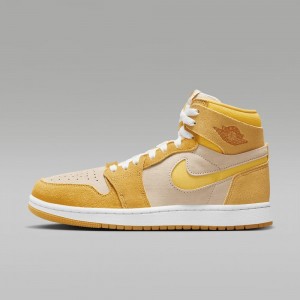 Nike Air Jordan 1 Zoom CMFT 2 Naisten Kengät Keltainen Vaaleankeltainen Oranssi | 602OHJFRV