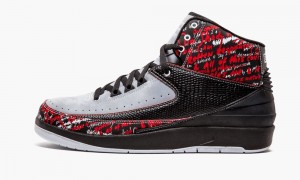 Nike Air Jordan 2 Retro 'Eminem' Miesten Kengät Mustat Punainen Harmaat | 854OUJSGL