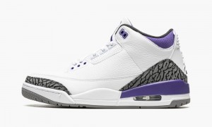 Nike Air Jordan 3 'Dark Iris' Miesten Kengät Valkoinen Mustat | 985HTYIAV