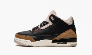Nike Air Jordan 3 GS 'Desert Elephant' Lasten Kengät Mustat Oranssi Khaki Harmaat | 835VCRJFM