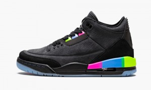 Nike Air Jordan 3 GS 'Quai54' Lasten Kengät Mustat Vihreä | 560LQUAJE