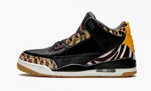 Nike Air Jordan 3 Retro 'Animal Instinct' Miesten Kengät Mustat Vaaleanruskea | 843UDGFHI