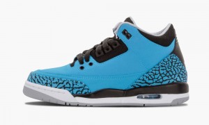 Nike Air Jordan 3 Retro BG 'Powder Blue' Lasten Kengät Sininen | 082QBMZIT
