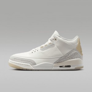 Nike Air Jordan 3 Retro Craft "Ivory" Miesten Kengät Valkoinen Kerma Harmaat Valkoinen | 034OTKNDG