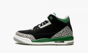 Nike Air Jordan 3 Retro GS 'Pine Green' Lasten Kengät Mustat Syvä Vihreä Harmaat | 263PBMIAH