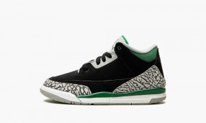 Nike Air Jordan 3 Retro PS 'Pine Green' Lasten Kengät Mustat Hopea Valkoinen Syvä Vihreä | 401UCIHNE