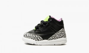 Nike Air Jordan 3 Retro SE Lasten Kengät Mustat Valkoinen Vihreä | 574QKUEXH