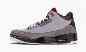 Nike Air Jordan 3 Retro 'Stealth' Miesten Kengät Punainen Harmaat | 456HRYWOE