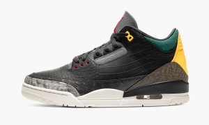 Nike Air Jordan 3 SE 'Animal Instinct 2.0' Miesten Kengät Mustat Mustat Valkoinen Vihreä | 578EKGZHF