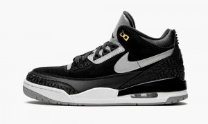 Nike Air Jordan 3 'Tinker Hatfield' Miesten Kengät Mustat Harmaat Metal Kultaiset | 749NPBCMU