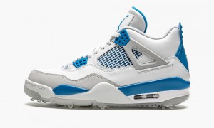 Nike Air Jordan 4 Golf 'Military Blue' Miesten Kengät Valkoinen Sininen | 159RDAEZT