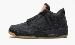 Nike Air Jordan 4 RTR Levis NRG BG 'Levi's' Lasten Kengät Mustat Ruskea | 693TYXABG