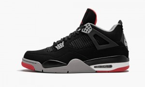 Nike Air Jordan 4 Retro 'Bred 2019 Release' Miesten Kengät Mustat Harmaat Valkoinen | 329LHXOBK