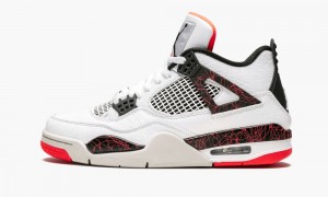 Nike Air Jordan 4 Retro 'Crimson Tint' Miesten Kengät Valkoinen Mustat Vaaleanpunainen | 129JECBOI